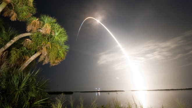 Shuttle Launch Arc